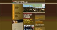 Desktop Screenshot of mestysvrany.cz