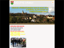 Tablet Screenshot of mestysvrany.cz